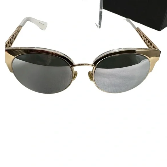DIOR~Diorama Round Cat Eye Sunglasses - Picture 3 of 5